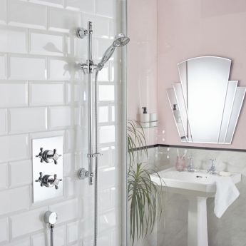 Bristan 1901 Dual Concealed Mixer Shower with Shower Kit