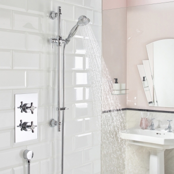 Bristan 1901 Dual Concealed Mixer Shower with Shower Kit