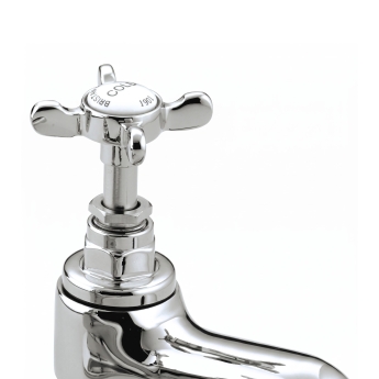 Bristan 1901 Bath Pillar Taps with Ceramic Disc Valves - Chrome | Product Image