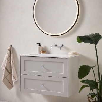 Bristan Altum Basin Mixer Tap Wall Mounted - Chrome | Product Image