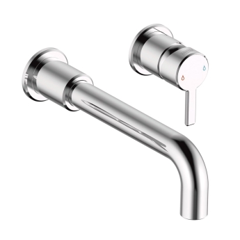 Bristan Altum Basin Mixer Tap Wall Mounted - Chrome | Product Image