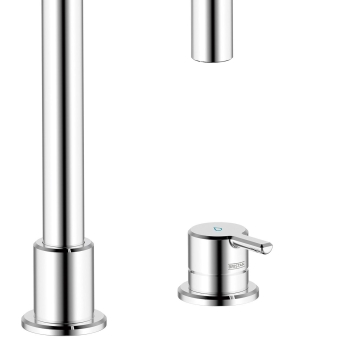 Bristan Altum 3-Hole Basin Mixer Tap Deck Mounted - Chrome | Product Image