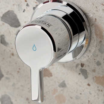 Bristan Altum 3-Hole Basin Mixer Tap Wall Mounted - Chrome | Product Image