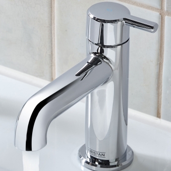 Bristan Altum Basin Taps Pair Pillar Mounted - Chrome | Product Image