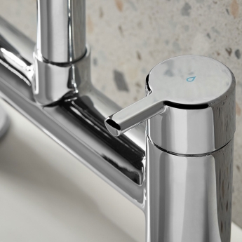 Bristan Altum Bath Filler Tap Pillar Mounted - Chrome | Product Image