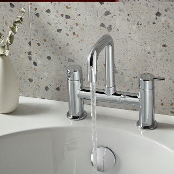 Bristan Altum Bath Filler Tap Pillar Mounted - Chrome | Product Image