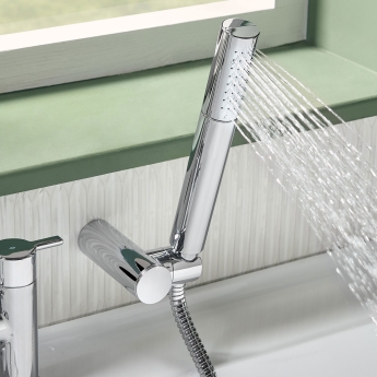 Bristan Altum Bath Shower Mixer Tap Pillar Mounted - Chrome | Product Image