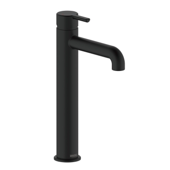 Bristan Altum Eco Start Tall Basin Mixer Tap Deck Mounted - Black | Product Image