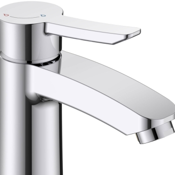 Bristan Apelo Eco Start Basin Mixer Tap with Clicker Waste - Chrome | Product Image