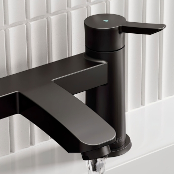 Bristan Apelo Bath Filler Tap Pillar Mounted - Black | Product Image