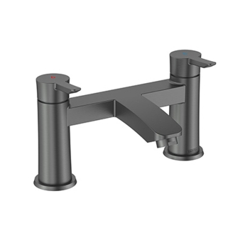 Bristan Apelo Bath Filler Tap Pillar Mounted - Gun Metal | Product Image