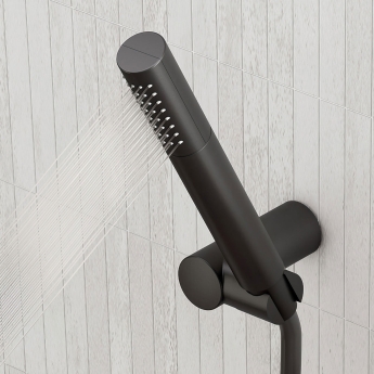 Bristan Apelo Bath Shower Mixer Tap Pillar Mounted - Black | Product Image