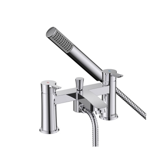Bristan Apelo Bath Shower Mixer Tap Pillar Mounted - Chrome | Product Image
