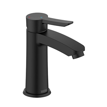 Bristan Apelo Eco Start Basin Mixer Tap with Clicker Waste - Black | Product Image