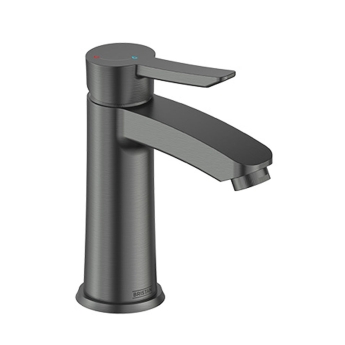 Bristan Apelo Eco Start Basin Mixer Tap with Clicker Waste - Gun Metal | Product Image