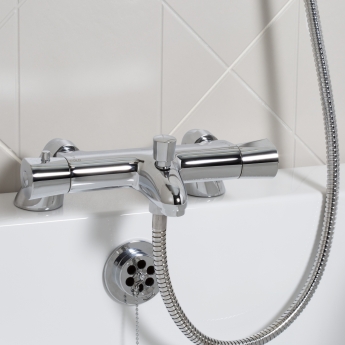 Bristan Artisan TMV2 Thermostatic Bath Shower Mixer Tap - Chrome