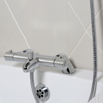 Bristan Artisan TMV2 Thermostatic Bath Shower Mixer Tap - Chrome