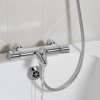 Bristan Artisan TMV2 Thermostatic Bath Shower Mixer Tap - Chrome