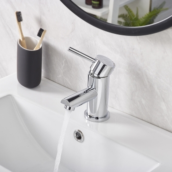 Bristan Blitz Mono Basin Mixer Tap with Clicker Waste - Chrome