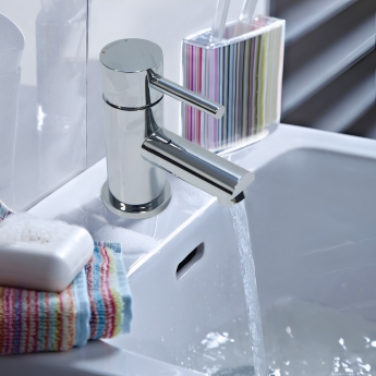 Bristan Blitz Mono Basin Mixer Tap with Clicker Waste - Chrome