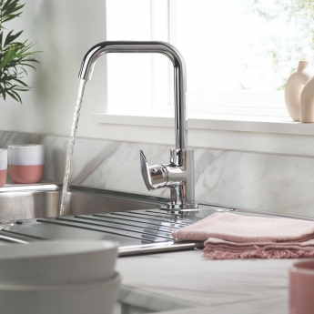 Bristan Blueberry EasyFit Mono Kitchen Sink Mixer Tap - Chrome