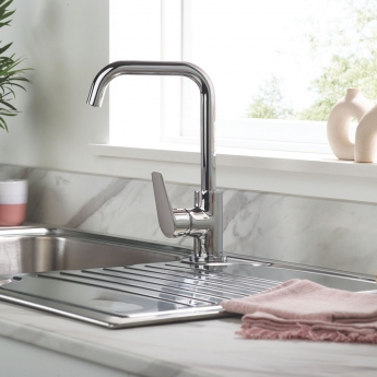 Bristan Blueberry EasyFit Mono Kitchen Sink Mixer Tap - Chrome