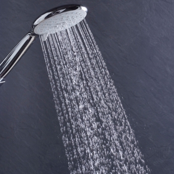 Bristan Buzz Thermostatic Bar Mixer Shower with Shower Rigid Riser Kit and Fixed Head - Chrome