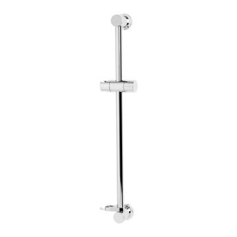 Bristan Casino Riser Rail with Fixed Position Bracket - Chrome | Product Image
