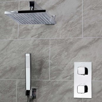Bristan Cobalt Concealed Mixer Shower with Shower Kit and Fixed Head
