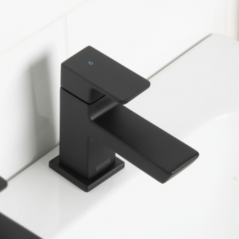 Bristan Cobalt Bath Taps Pair Pillar Mounted - Black