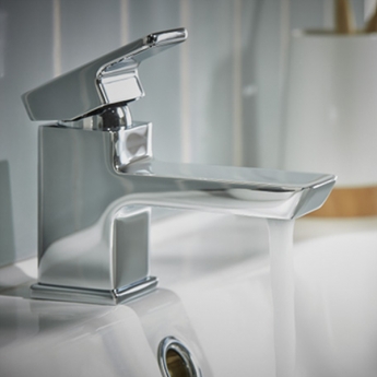 Bristan Cobalt Basin Mixer Tap with Clicker Waste - Chrome