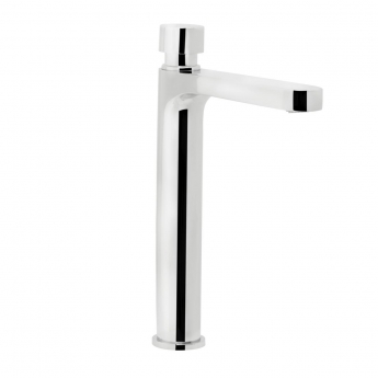 Bristan Commercial Timed Flow Tall Basin Tap - Chrome