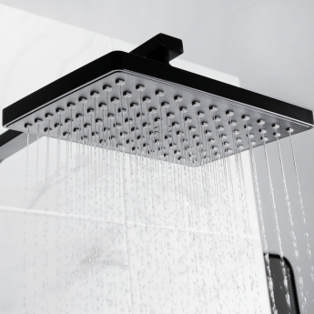 Bristan Craze Bar Mixer Shower with Shower Rigid Riser Kit and Fixed Head - Black
