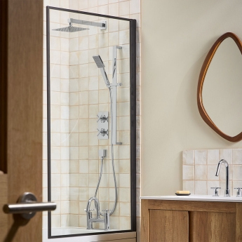 Bristan Cruzar Dual Concealed Mixer Shower with Shower Kit and Fixed Head - Chrome | Product Image