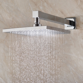 Bristan Cruzar Dual Concealed Mixer Shower with Shower Kit and Fixed Head - Chrome | Product Image
