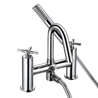 Bristan Cruzar Bath Shower Mixer Tap Pillar Mounted - Chrome