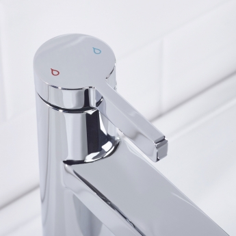 Bristan Elevar Basin Mixer Tap with Clicker Waste - Chrome