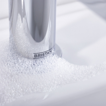 Bristan Elevar Basin Mixer Tap with Clicker Waste - Chrome