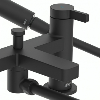 Bristan Elevar Bath Shower Mixer Tap - Black