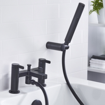 Bristan Elevar Bath Shower Mixer Tap - Black
