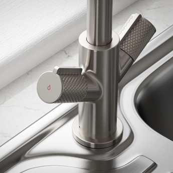 Bristan Fern EasyFit Kitchen Sink Mixer Tap - Stainless Steel