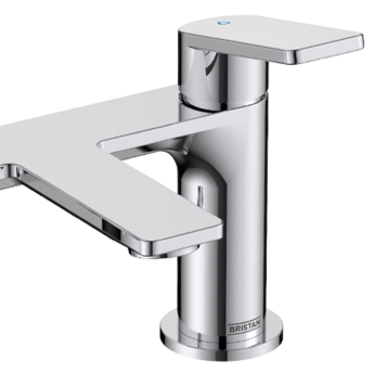 Bristan Frammento Bath Filler Tap Pillar Mounted - Chrome | Product Image
