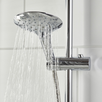 Bristan Hourglass Dual Concealed Mixer Shower with Shower Kit