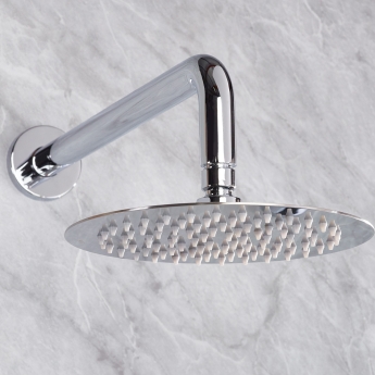 Bristan Hourglass Dual Concealed Mixer Shower with Shower Kit and Fixed Head - Chrome | Product Image