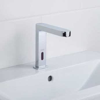 Bristan Commercial Infrared Square Automatic Basin Spout- Chrome