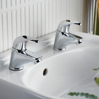 Bristan Java Basin Taps - Chrome Plated | Product Image