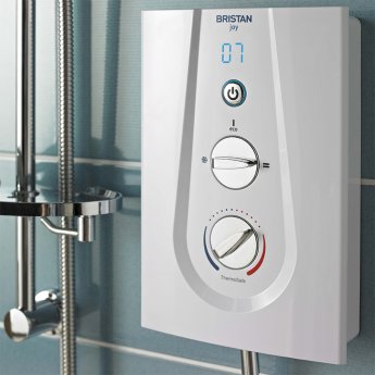 Bristan Joy Thermostatic Electric Shower 9.5kW - White