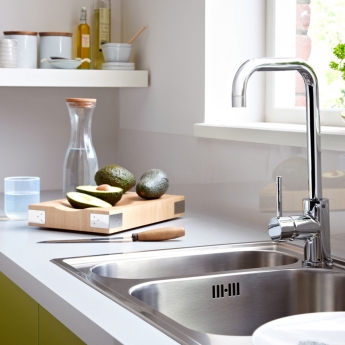 Bristan Lemon EasyFit Mono Kitchen Sink Mixer Tap - Chrome