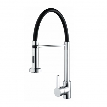 Bristan Liquorice Mono Kitchen Sink Mixer Tap Pull-Down Spray - Chrome