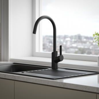 Bristan Maple EasyFit Kitchen Sink Mixer Tap - Black